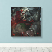 Oneindige Crisis Doomsday illustratie Canvas Afdruk (Insitu (Houten vloer))