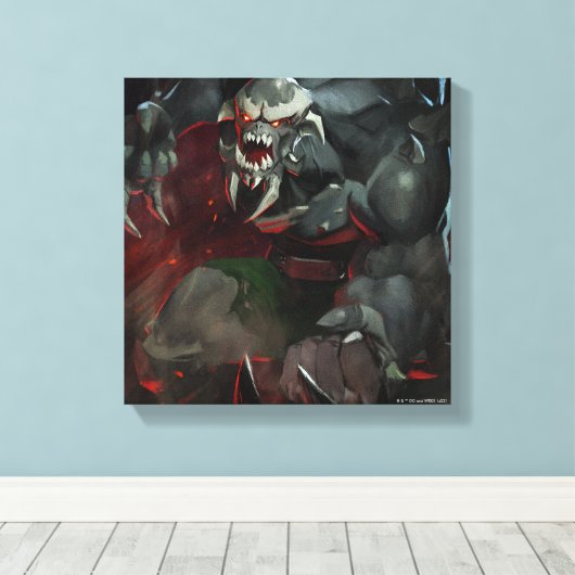 Oneindige Crisis Doomsday illustratie Canvas Afdruk (Insitu (Houten vloer))