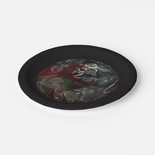 Oneindige Crisis Doomsday illustratie Papieren Bordje (Gekanteld)