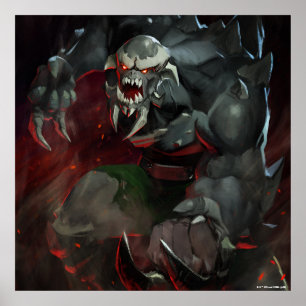 Oneindige Crisis Doomsday illustratie Poster