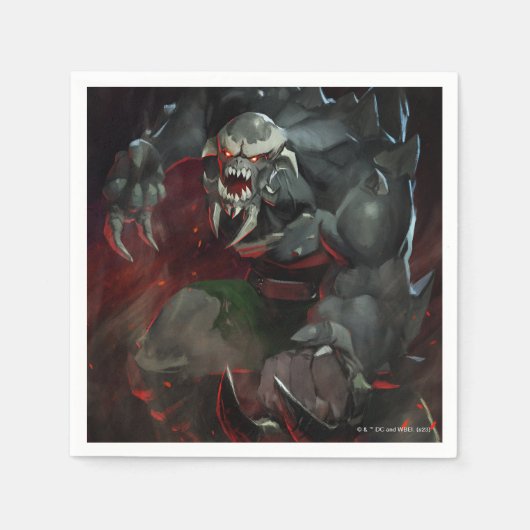 Oneindige Crisis Doomsday illustratie Servet (Voorkant)