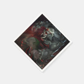 Oneindige Crisis Doomsday illustratie Servet (Hoek)