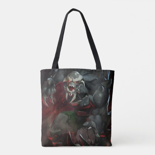 Oneindige Crisis Doomsday illustratie Tote Bag (Achterkant)