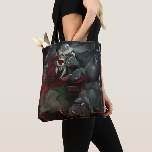 Oneindige Crisis Doomsday illustratie Tote Bag (Dichtbij)