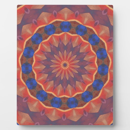 Oneindige Diversiteit Mandala Fotoplaat (Voorkant)
