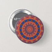 Oneindige Diversiteit Mandala Ronde Button 5,7 Cm (Voorkant /achterkant)