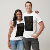 Oneindige echo's | Luxe concentrische cirkel T-shirt (Unisex)