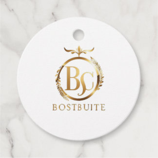 Oneindige elegantie bedankjes labels