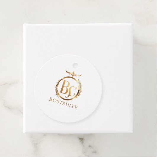 Oneindige elegantie bedankjes labels (In situ)