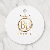 Oneindige elegantie bedankjes labels (Voorkant)