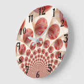 Oneindige Elegantie: Kaleidoscopische Cricket Mome Grote Klok (Hoek)