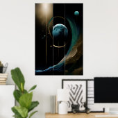 Oneindige Entiteit Poster (Thuiskantoor)