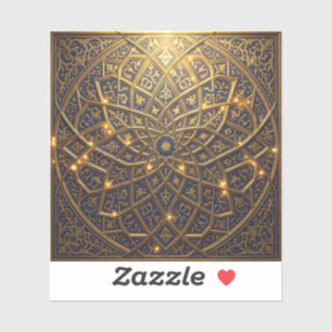 Oneindige Geometrie – Islamitisch Geometrisch Patr Sticker