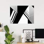 Oneindige Geometrieën Poster (Thuiskantoor)