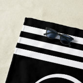 Oneindige Gepersonaliseerde Familienaam en Opricht Strandlaken (In situ)