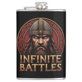 Oneindige gevechten heupfles (Voorkant)