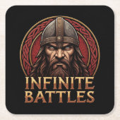 Oneindige gevechten kartonnen onderzetters (Voorkant)