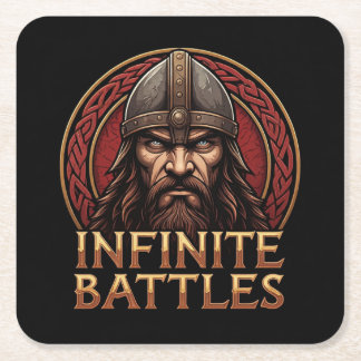 Oneindige gevechten kartonnen onderzetters