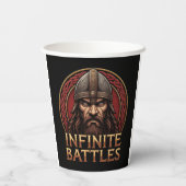 Oneindige gevechten papieren bekers (Achterkant)