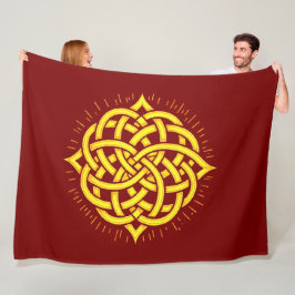 Oneindige Harmonie: Heilige Mandala Keltisch Symbo Fleece Deken