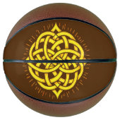 Oneindige Harmonie: Heilige Mandala Keltische symb Basketbal (Voorkant)