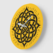 Oneindige Harmonie: Heilige Mandala Keltische symb Grote Klok (Hoek)