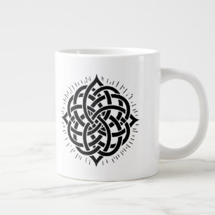 Oneindige Harmonie: Heilige Mandala-Keltische Symb Grote Koffiekop