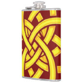 Oneindige Harmonie: Heilige Mandala Keltische symb Heupfles (Links)