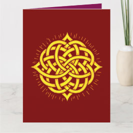 Oneindige Harmonie: Heilige Mandala Keltische symb Kaart