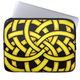 Oneindige Harmonie: Heilige Mandala Keltische symb Laptop Sleeve