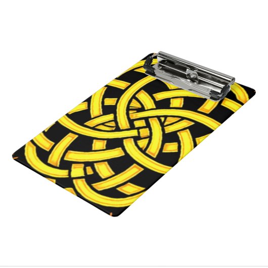 Oneindige Harmonie: Heilige Mandala Keltische symb Mini Klembord (Angled3)