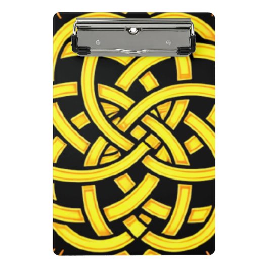 Oneindige Harmonie: Heilige Mandala Keltische symb Mini Klembord (Voorkant)