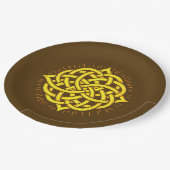 Oneindige Harmonie: Heilige Mandala Keltische symb Papieren Bordje (Gekanteld)