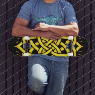 Oneindige Harmonie: Heilige Mandala Keltische Symb Persoonlijk Skateboard