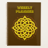 Oneindige Harmonie: Heilige Mandala-Keltische Symb Planner (Voorkant)