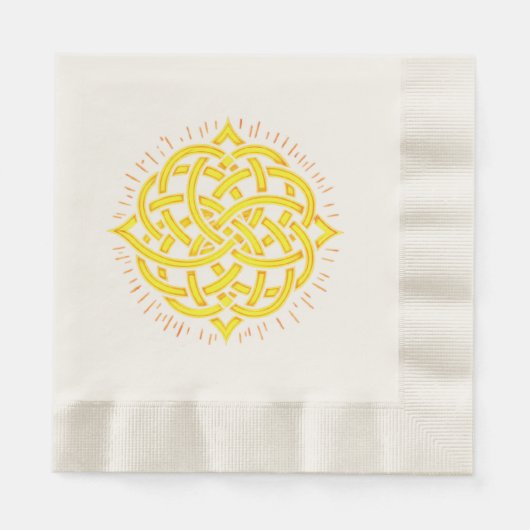 Oneindige Harmonie: Heilige Mandala Keltische symb Servet (Voorkant)
