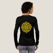 Oneindige Harmonie: Heilige Mandala Keltische symb Tri-Blend Shirt (Achterkant)