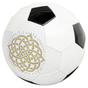 Oneindige Harmonie: Heilige Mandala Keltische symb Voetbal