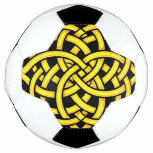 Oneindige Harmonie: Heilige Mandala Keltische symb Voetbal