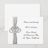 Oneindige Hart Trouwontvangstkaart Kaart (Voorkant / Achterkant)