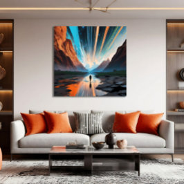 Oneindige Horizon Canvas Afdruk