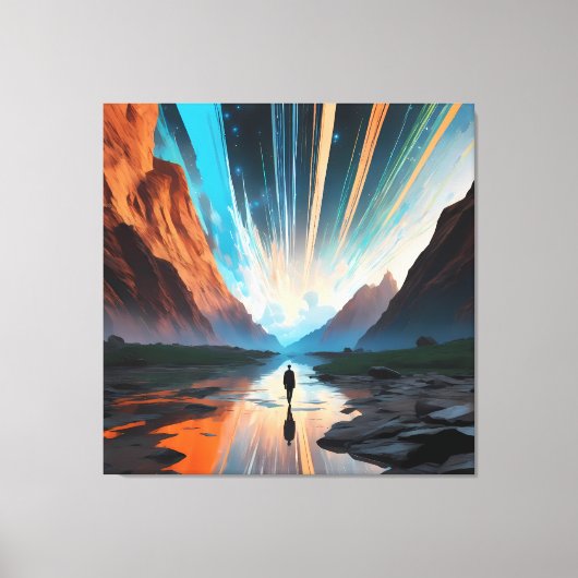 Oneindige Horizon Canvas Afdruk (Voorkant)