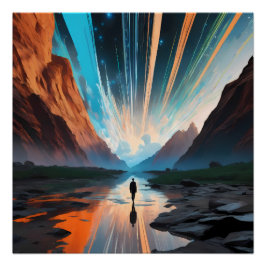 Oneindige Horizon Perfect Poster