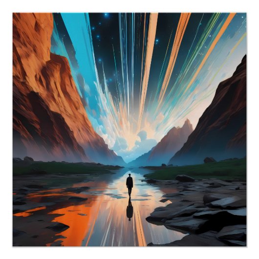 Oneindige Horizon Perfect Poster (Voorkant)