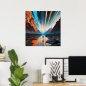 Oneindige Horizon Poster (Thuiskantoor)