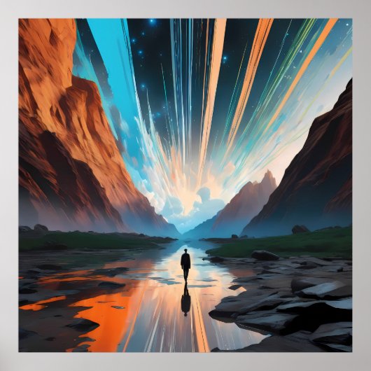 Oneindige Horizon Poster (Voorkant)