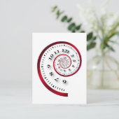 oneindige klok briefkaart (Staand voorkant)