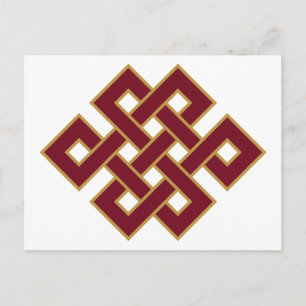 Oneindige Knoop Symbool Briefkaart