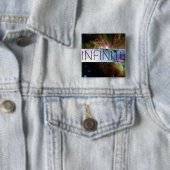 oneindige knop vierkante button 5,1 cm (In situ)