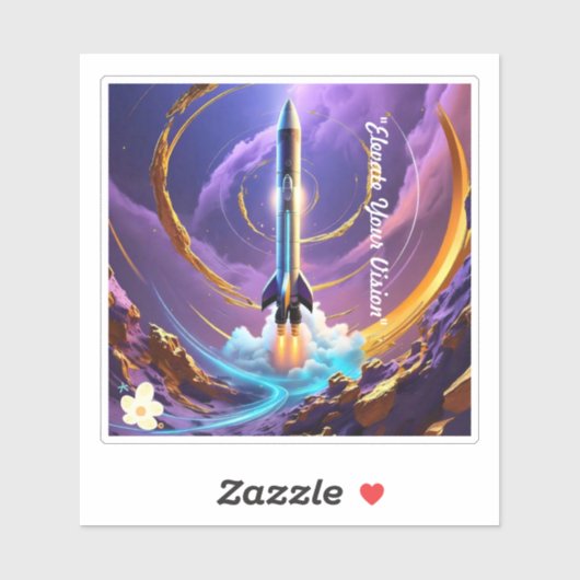 "Oneindige kosmische mogelijkheden" Sticker (Vel)